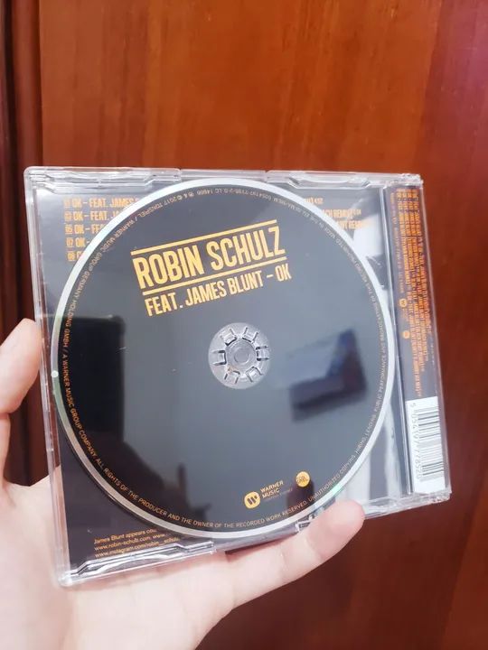 CD Single Robin Schulz - Feat. James Blunt - OK - Foto 2