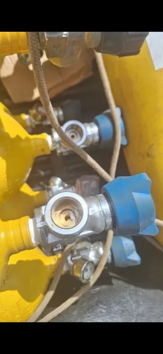 Garrafas de ar respirável 