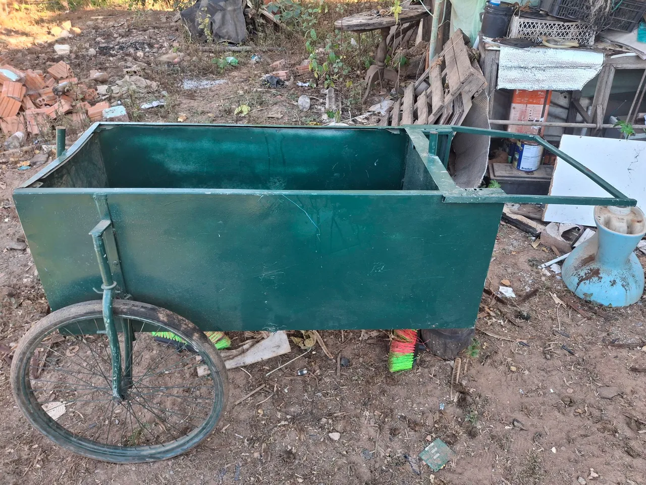 Carrinho de mão para jardinagem