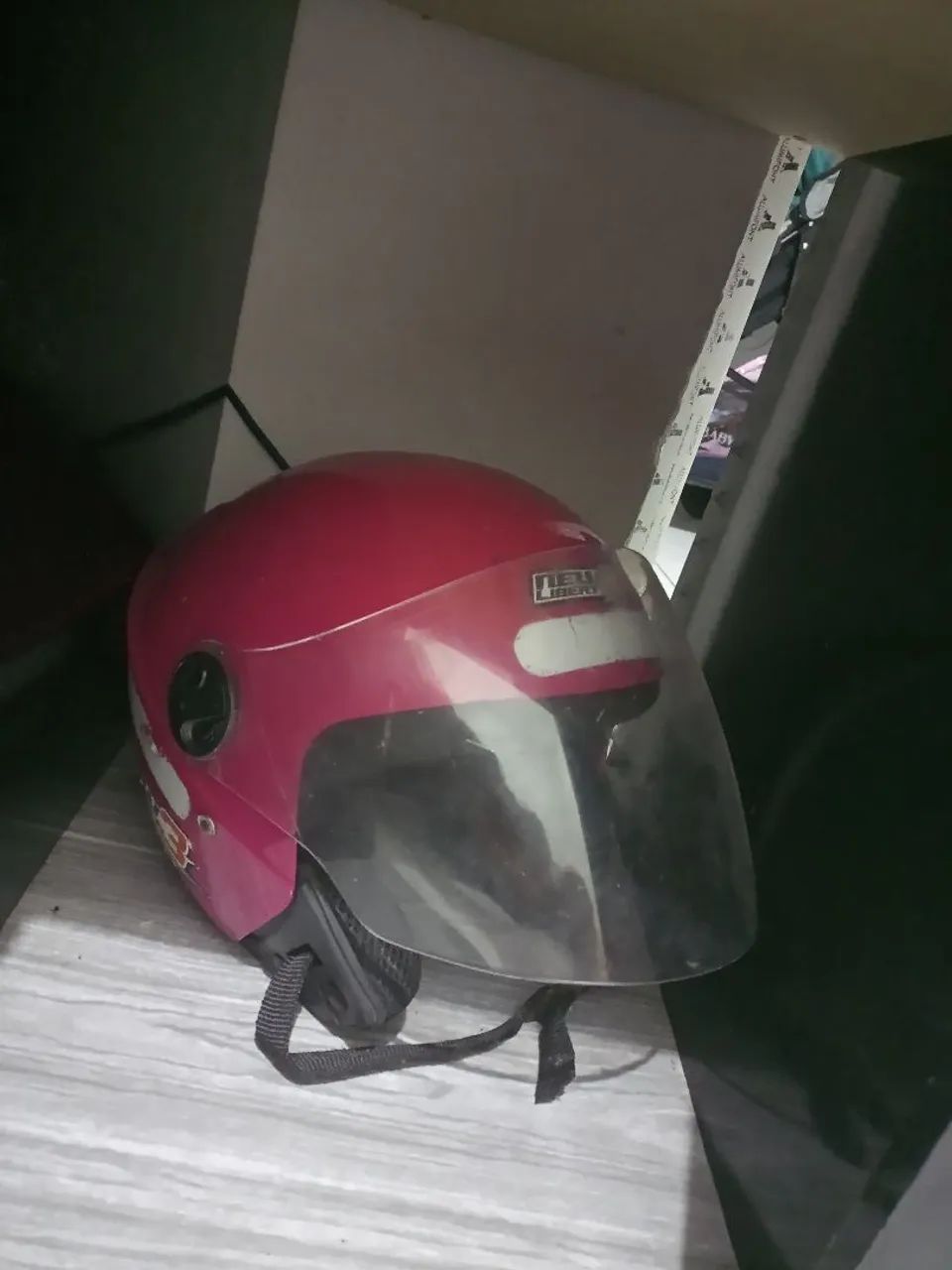 Capacete new liberty rosa