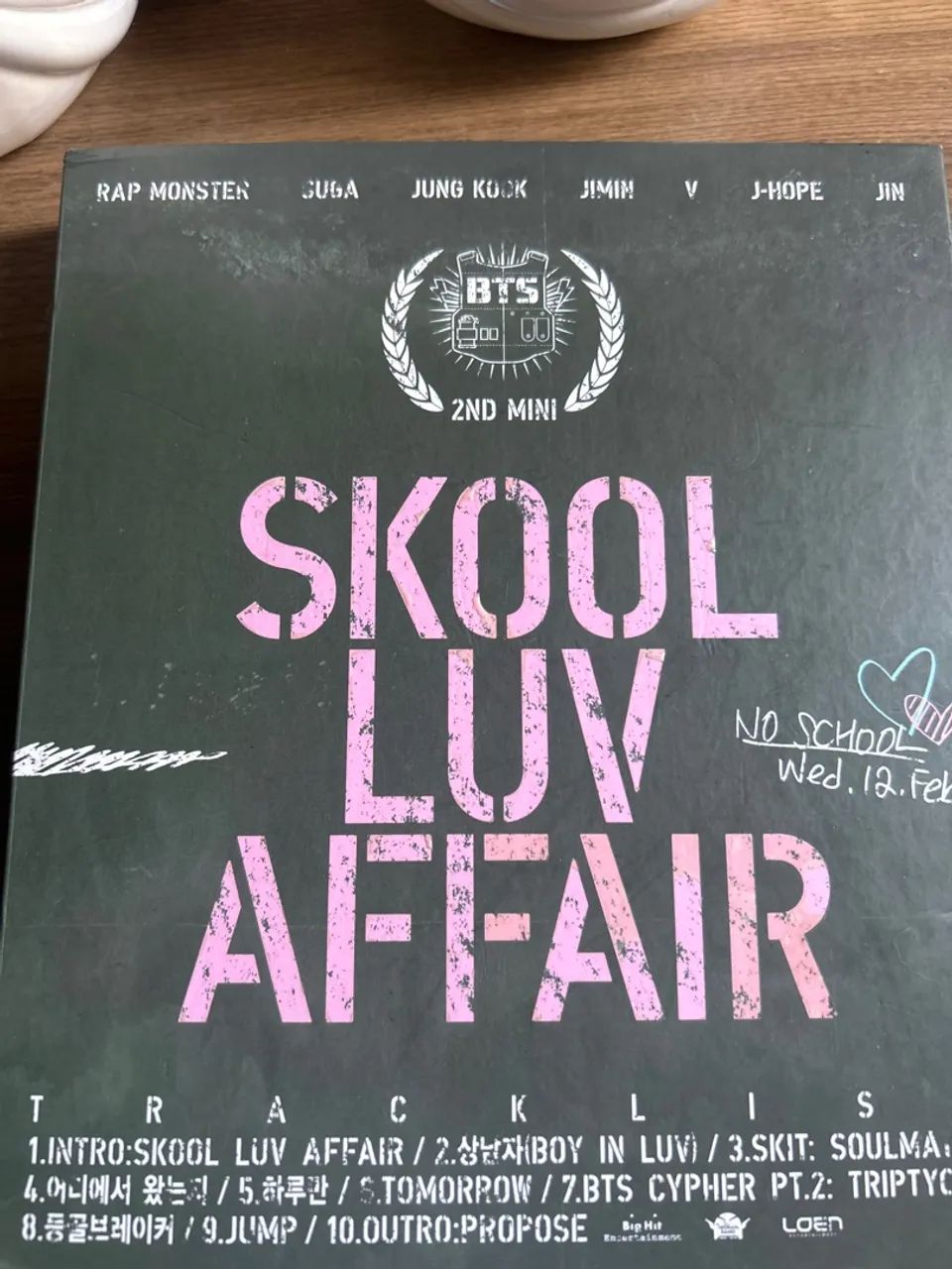 BTS álbum Skool Luv Affair 