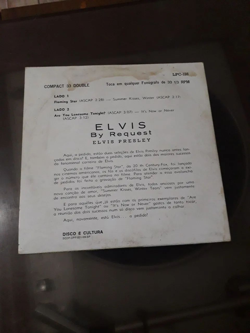 Lp Elvis Presley compacto 4 músicas, raro - Foto 2