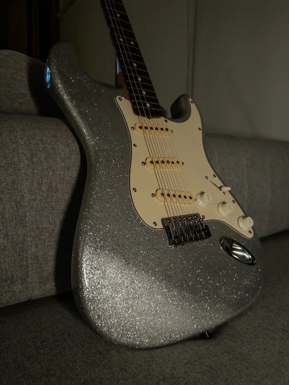 Fender American Traditional Silver Sparkle - Foto 2
