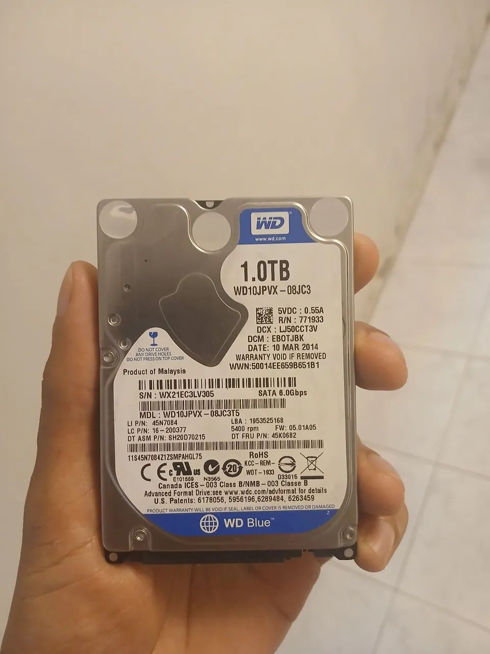 HD Notebook 1TB