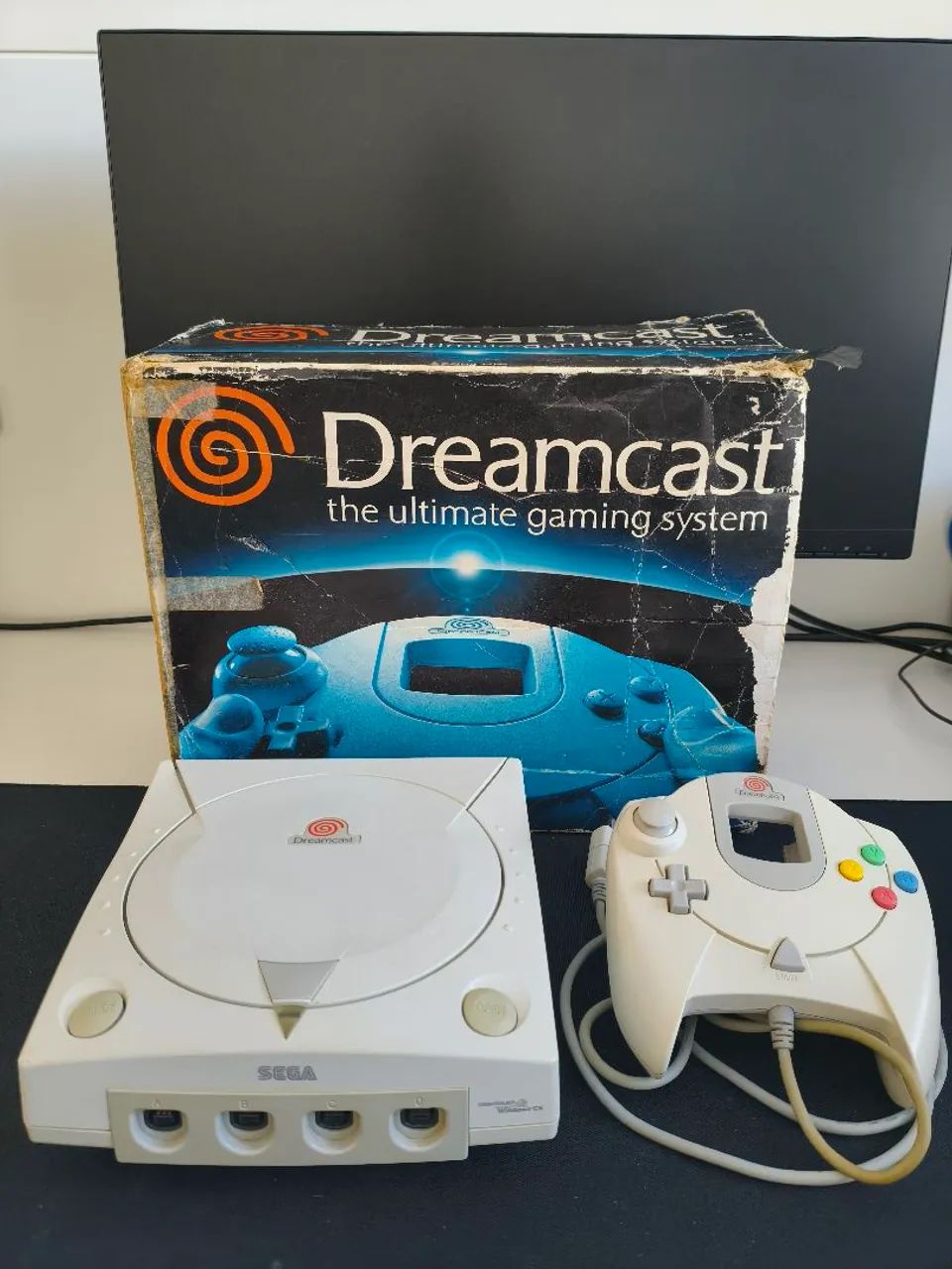 Dreamcast com caixa