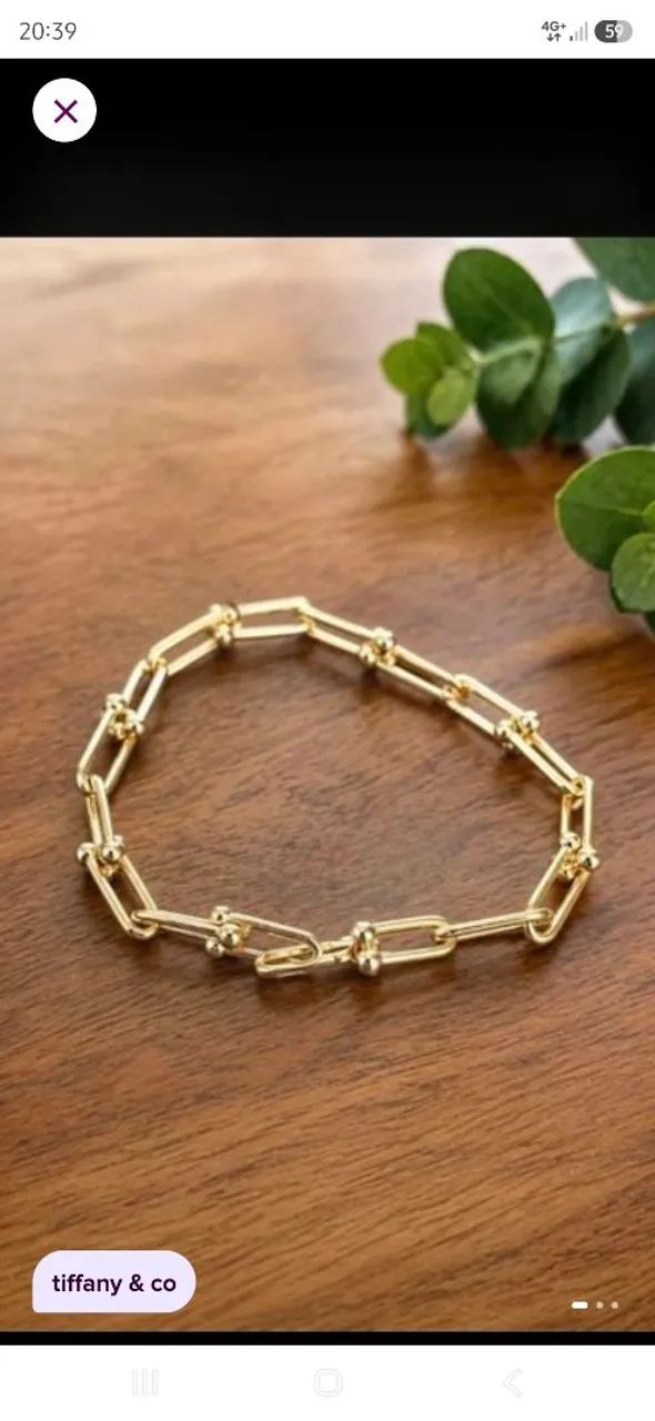 Pulseira elos ouro 18k
