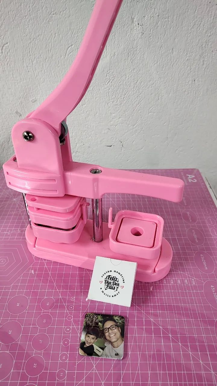 Máquina de Bottons Quadrada 
