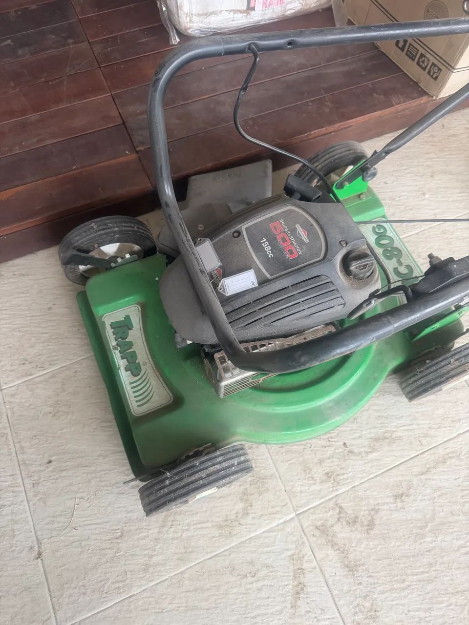 Máquina de cortar grama a gasolina Trapp 158cc - Foto 3
