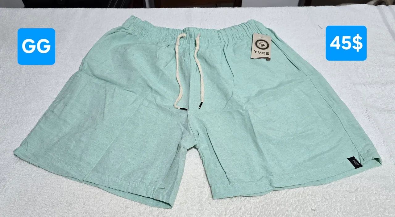 Short linho da Yves G e GG original  - Foto 4