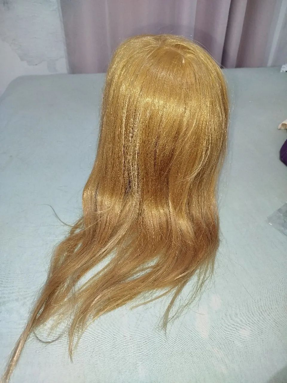 Manequim p/treino maquiagem, corte de cabelo. Cabeça de boneca  - Foto 2