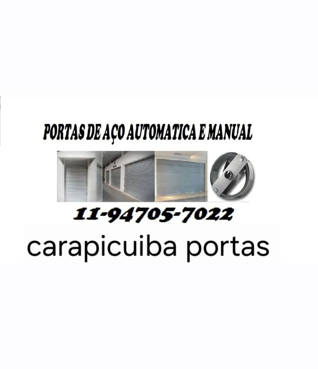 9.4705.7022 - porta de aço CARAPICUIBA e região 