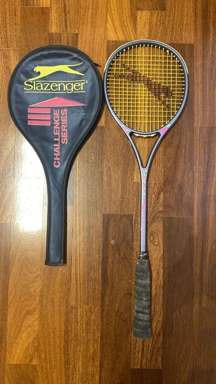 Raquete e Capa de Squash Slazenger - Challenge Series - Foto 3