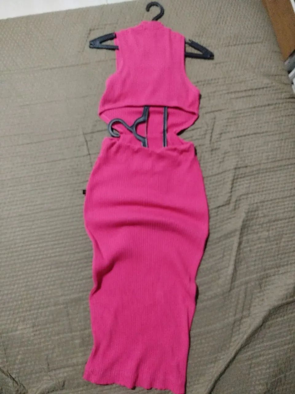 Vestido Rosa semi novo - Foto 3