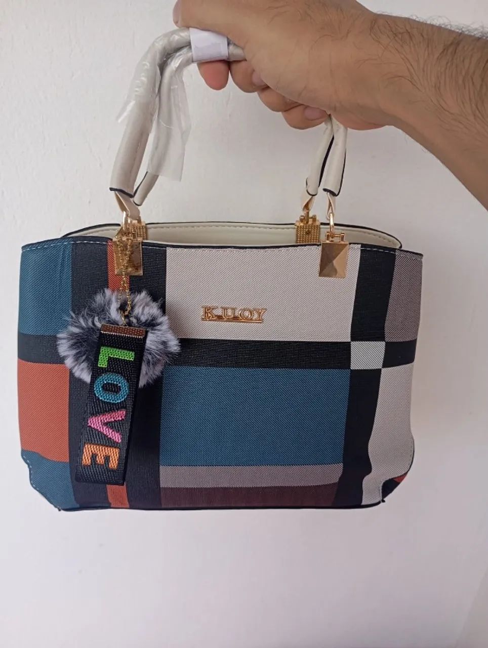 Bolsa Feminina Xadrez Kuoy - Foto 3