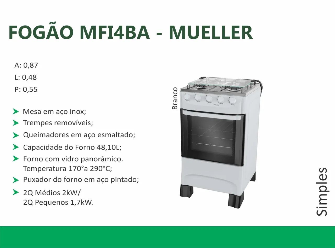 Fogão muller
