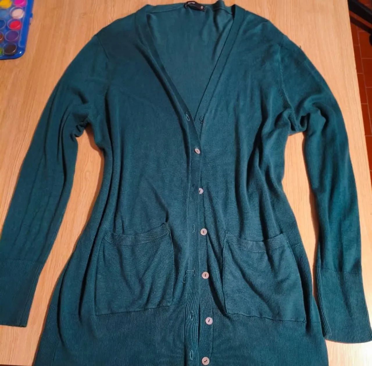 Cardigan verde 