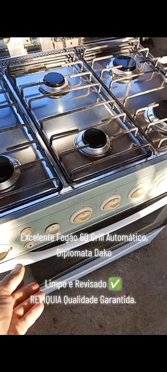 Fogão 6 bocas Automático Grill Dako  - Foto 2