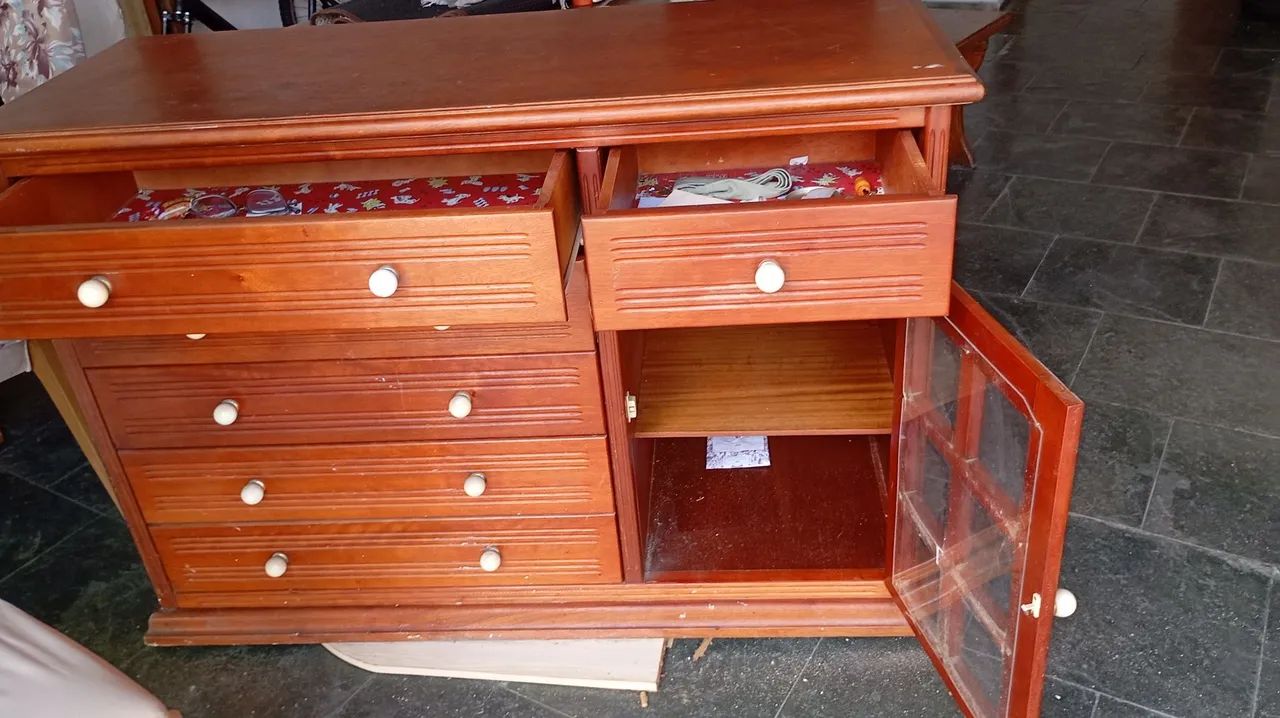 CÔMODA DE MADEIRA MACIÇA !!! - Foto 5