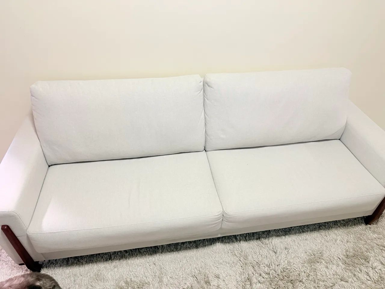 Sofa de linho fixo adquirido em 06/06/26 R$ 1.800 - Foto 5