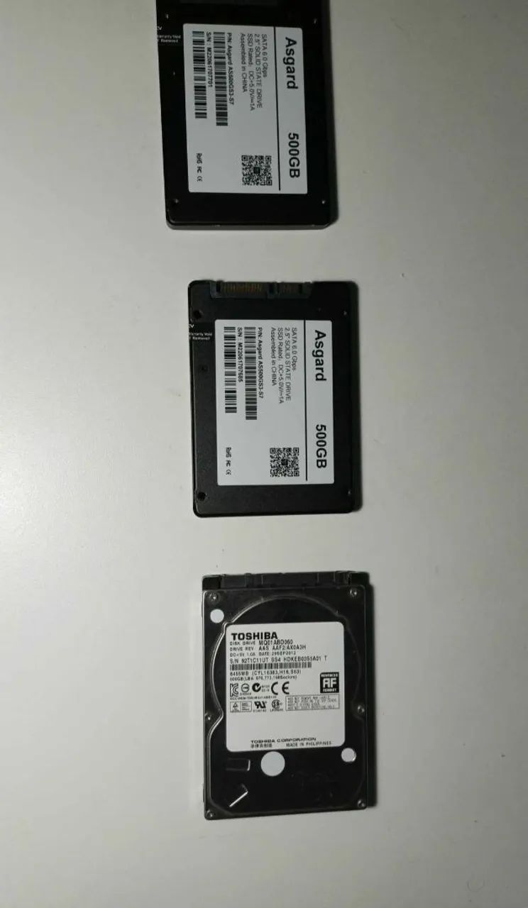 Vendo ssds e hd 500gb cada - Foto 2