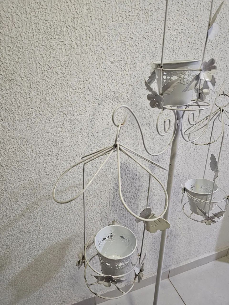 Pedestal Antiguidade Flores - Foto 2