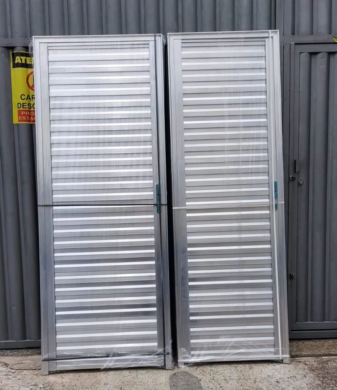 LINDAS PORTAS DE ALUMÍNIO NA PROMOÇÃO DIRETO DA FÁBRICA- FAZEMOS ...