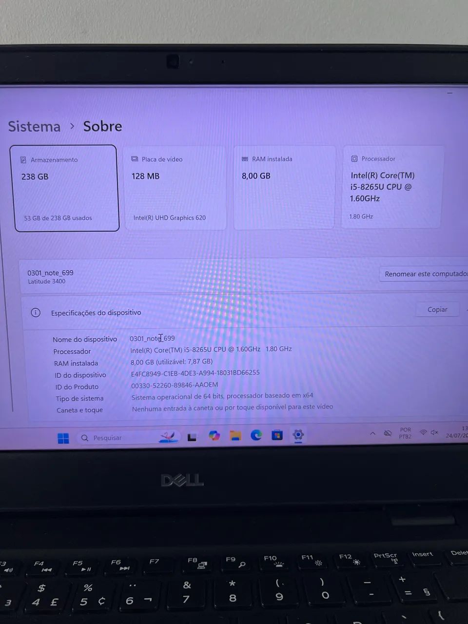 Notebook Dell Latitude 3400 - Intel Core i5 | 8GB RAM | SSD 256GB - Foto 2