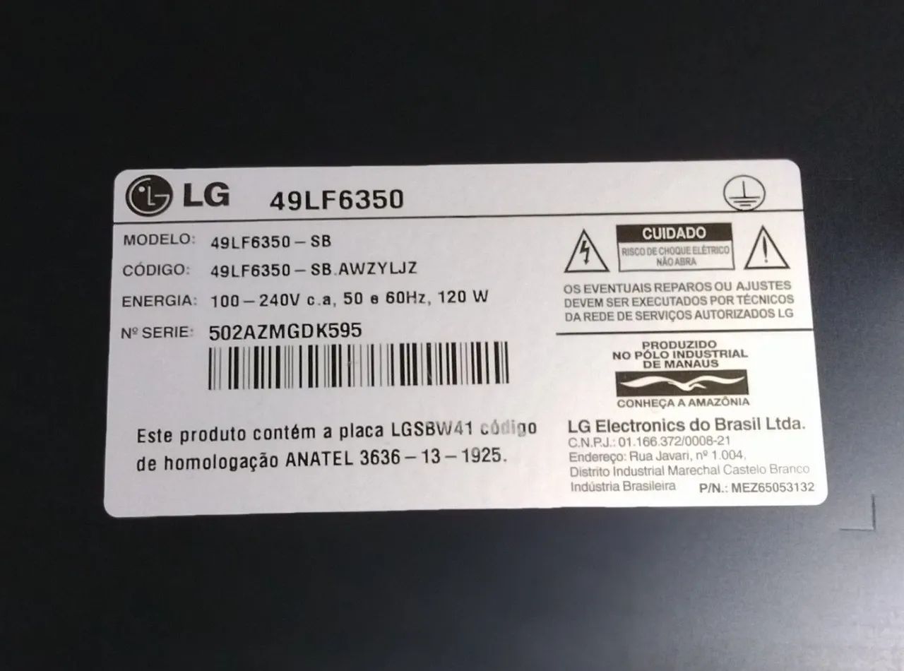TV LG 49 polegadas  - Foto 3