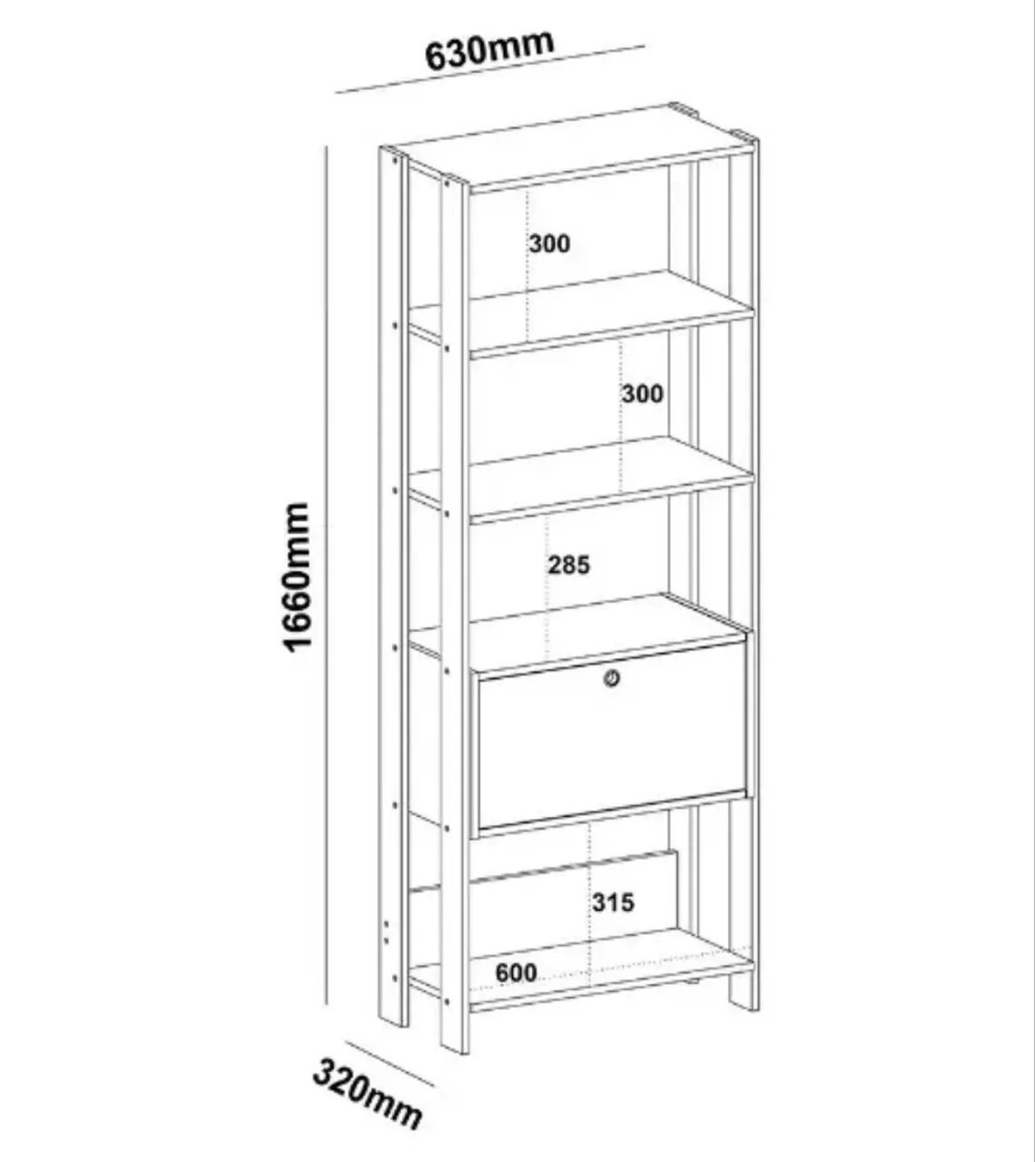 Estante livros MDF - Foto 4
