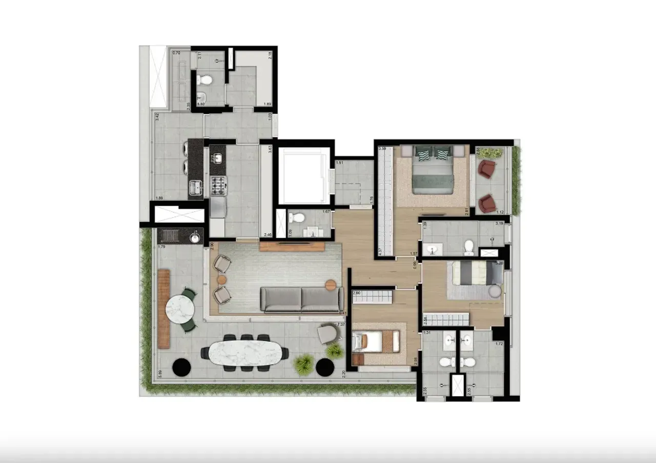 PLANTA 147m²