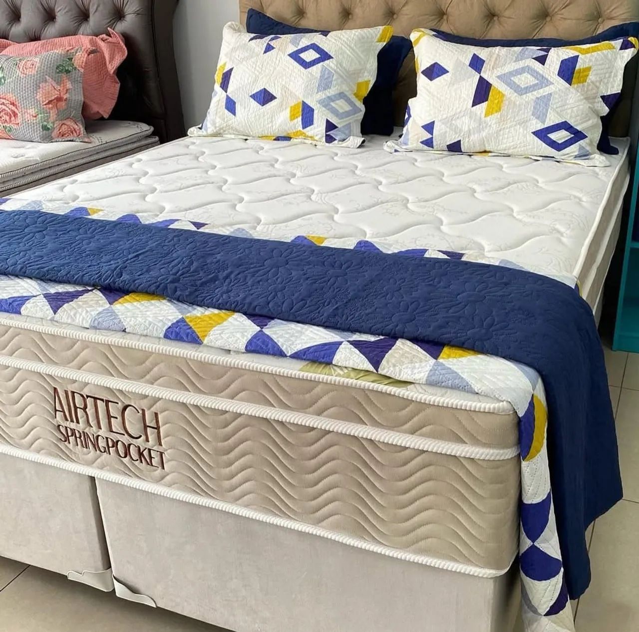 Cama Queen Ortobom entrega hoje 