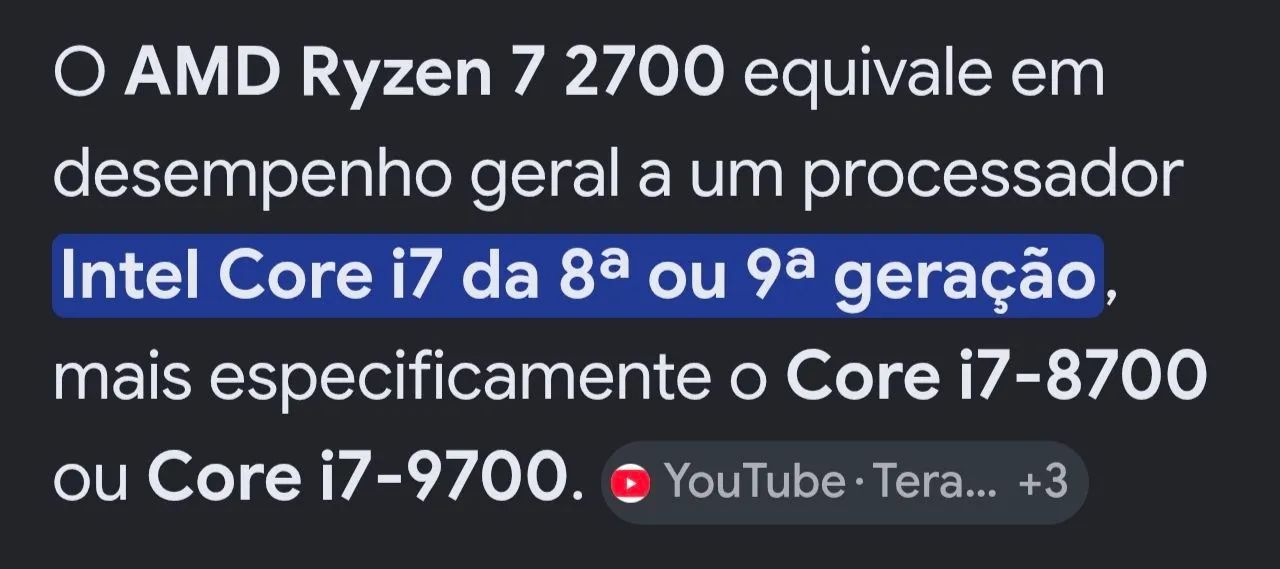 Processador AMD Ryzen 7  2700  impecável  - Foto 5