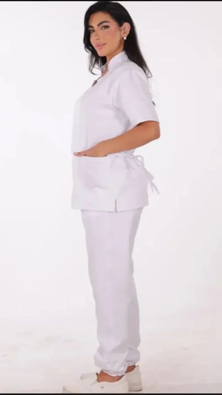 SCRUBS BÁSICOS BRANCOS/PIJAMAS CIRÚRGICOS  - Foto 5