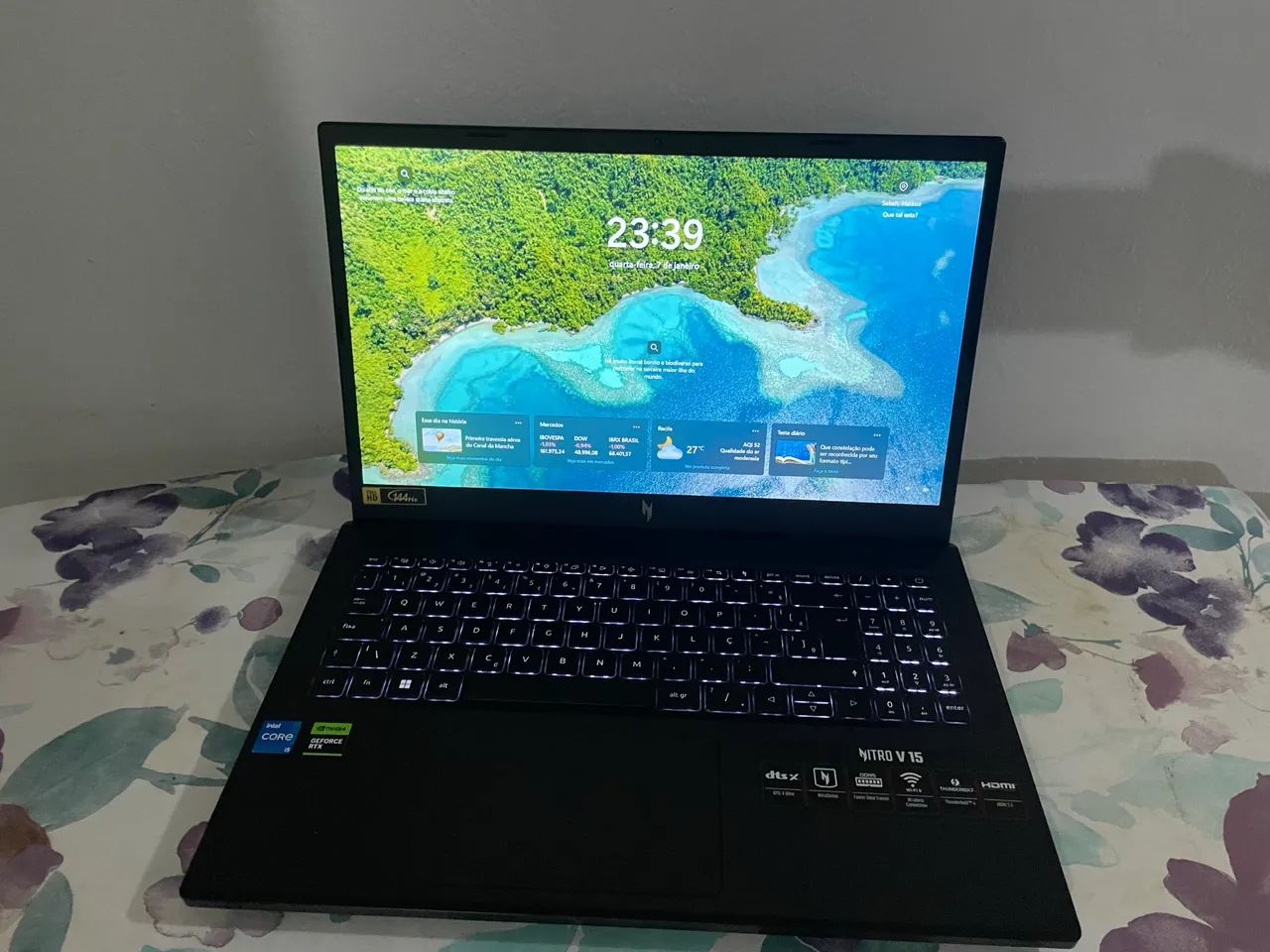 Notebook Acer Nitro v15 i5 13420H 8gb ssd - Funcionando (GPU OFF) - Foto 5