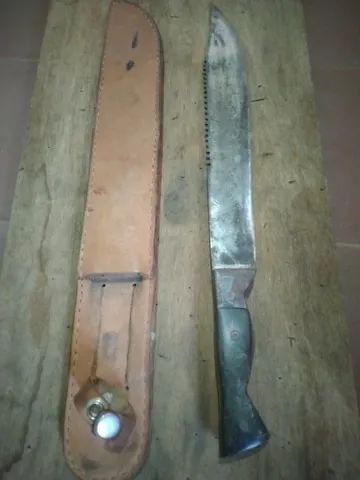 Facão artesanal aço de mola - Foto 2