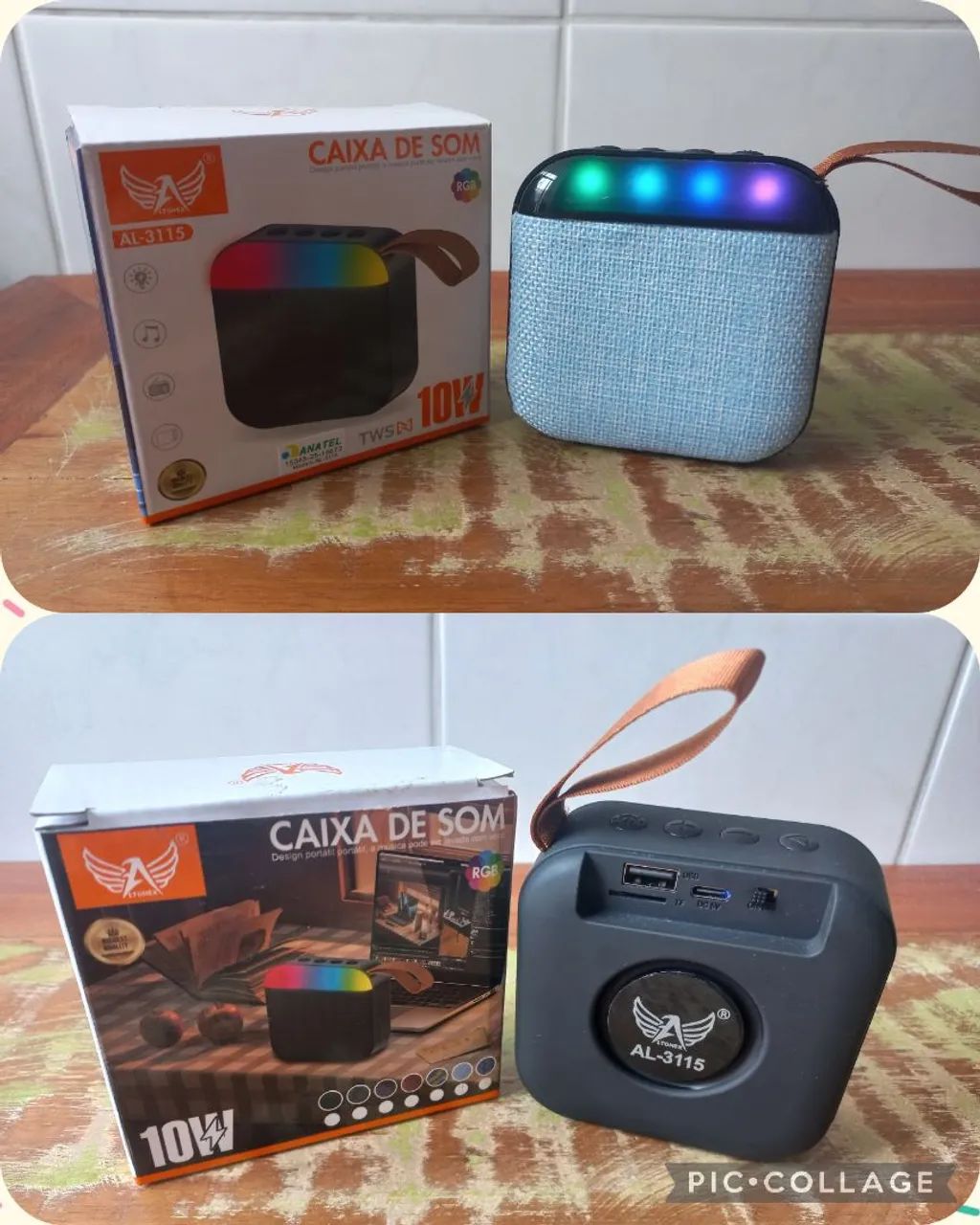 Caixa de som portátil - NOVA - Foto 3