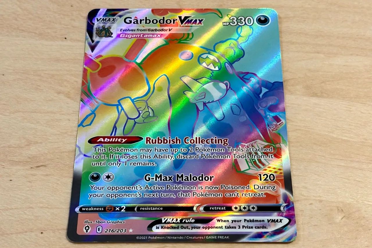 Garbodor  VMAX Carta Rara De Pokémon - Foto 2