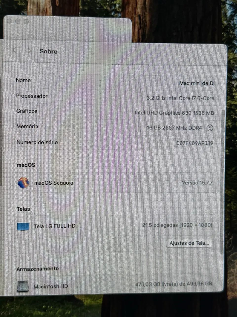 Vendo Mac Mini 2018 core i7 - Computadores e Desktops - Jardim