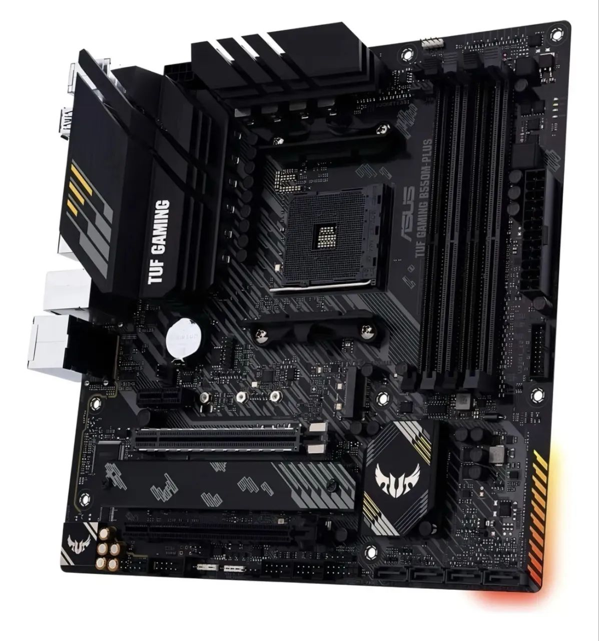 Placa-mãe Asus P/amd Am4 B550m-plus Tuf Gaming 4xddr4 Matx - Foto 3