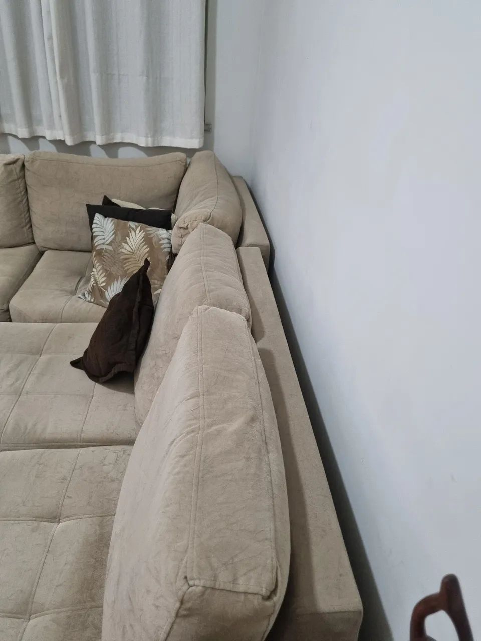 Sofá Modular Fino Slim 2,30m - Perfeito Estado (Reclinavel, Módulos e Almofadas Soltas) - Foto 5