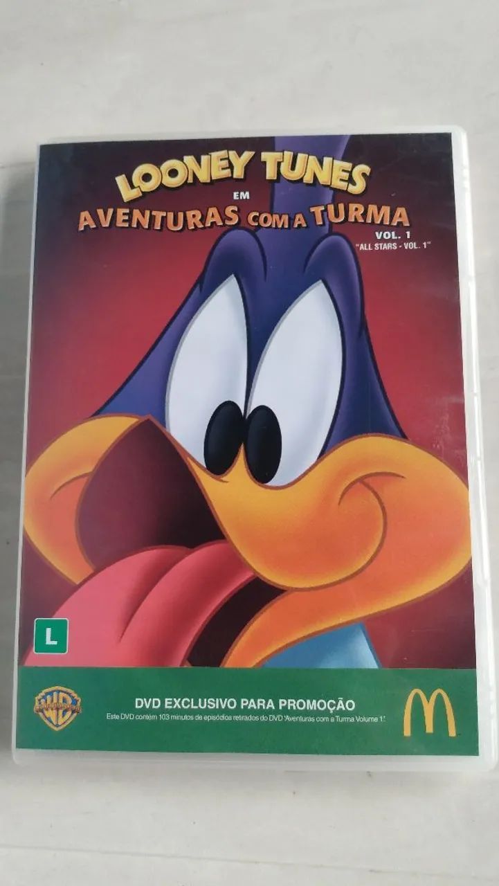 DVD looney tunes avent. Com a turma 1