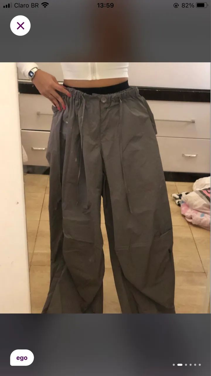 Calça parachute  - Foto 5