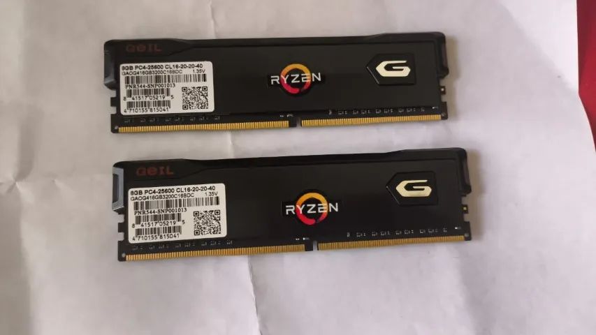 Kit Memória DDR4 Geil Orion, 16gb 2x8GB, 3200MHz, Gray, GAOG48GB3200C16BSC
