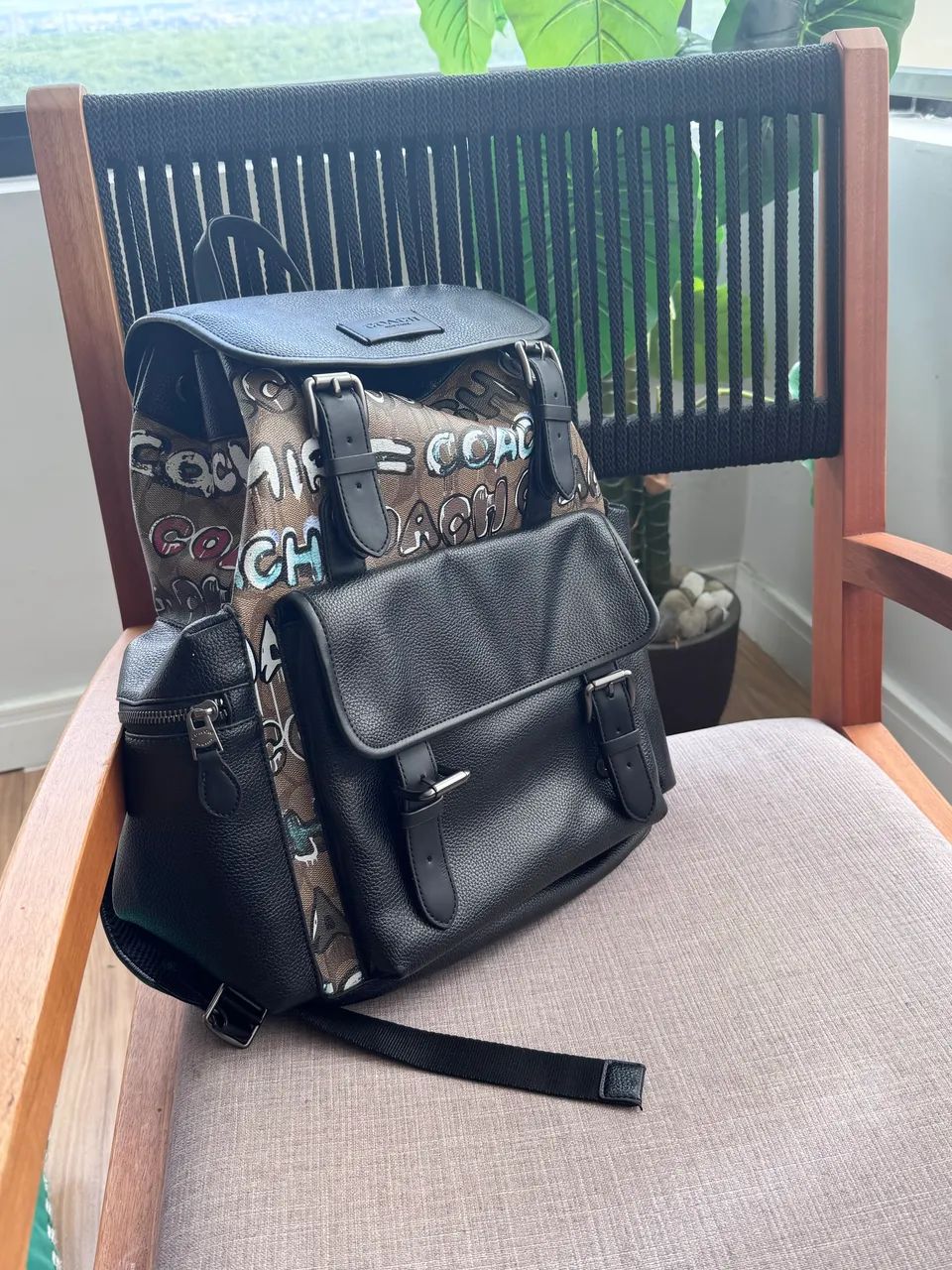 Mochila Masculina Couro legítimo - COACH - Foto 2