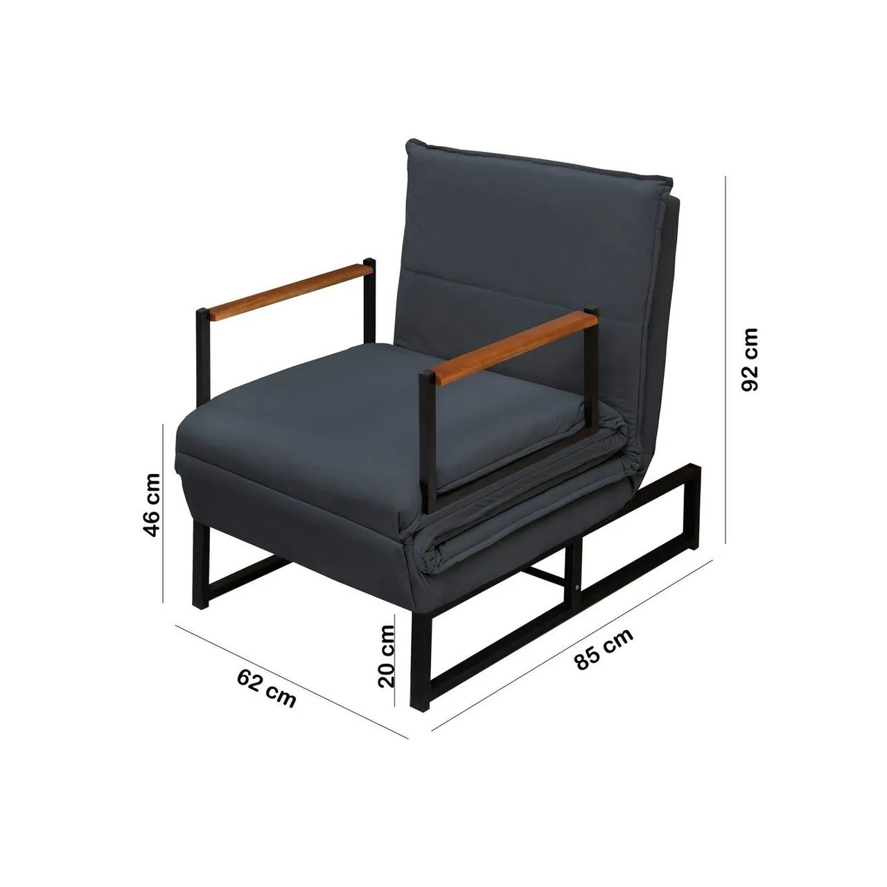 Poltrona cama reclinavel - Foto 2