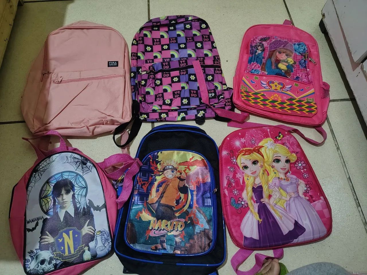 Lote de mochilas variadas