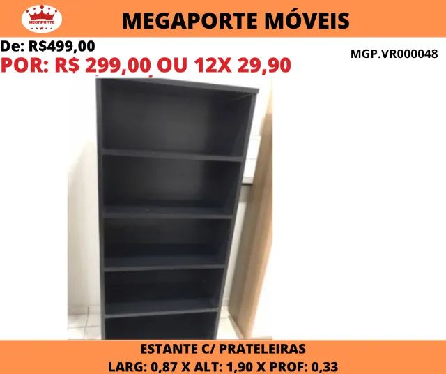 ESTANTE C/PRATELEIRAS - Foto 2