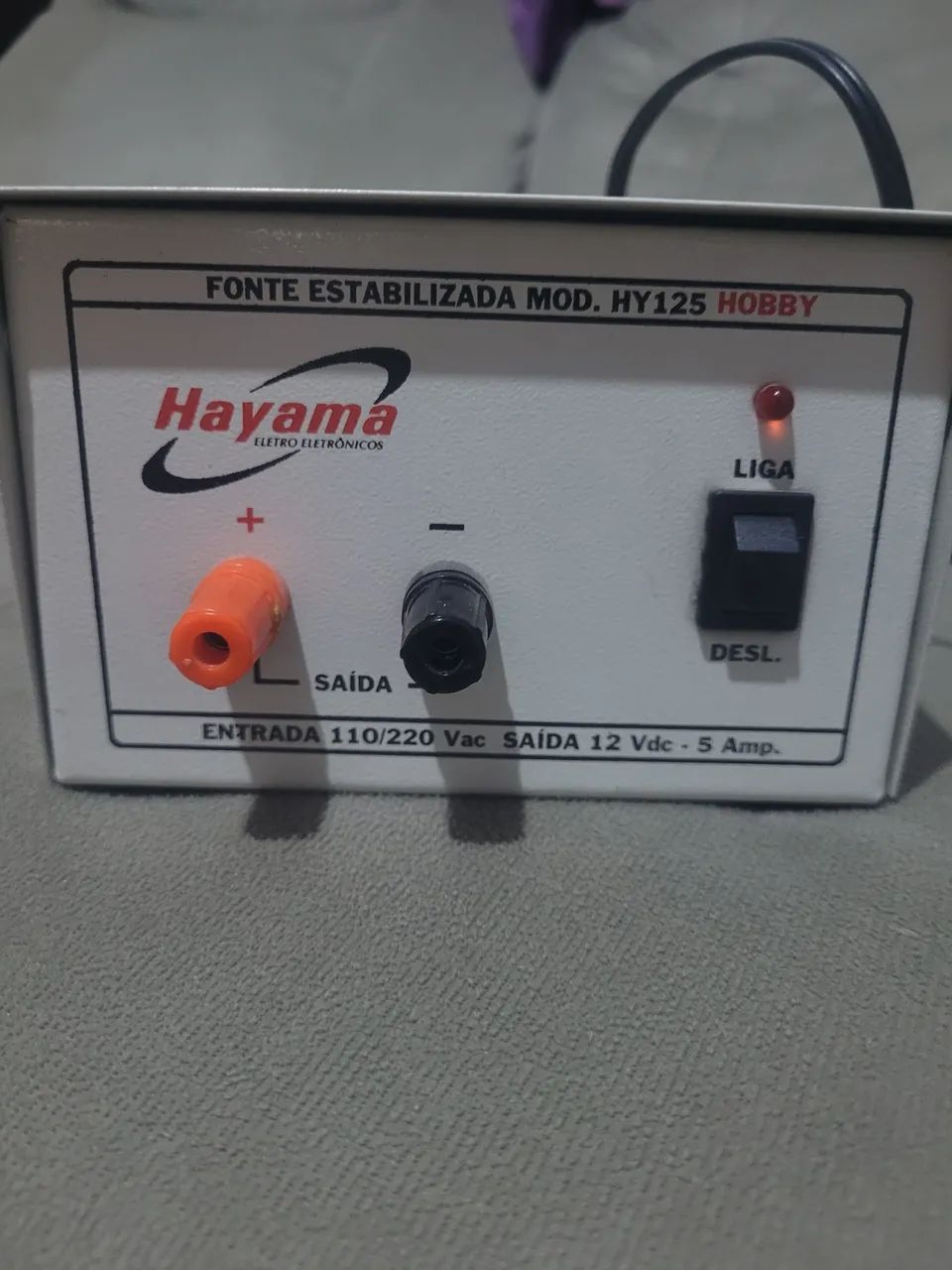 Fonte estabilizada mod HY 125