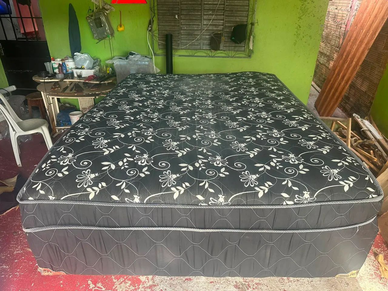 Cama de casal usada de mola - Foto 2