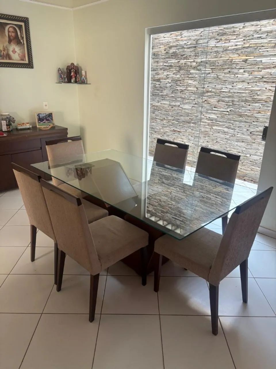Mesa de vidro 1,80/1,00 - Foto 3